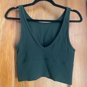 Green Lulumeon sports bra / tank